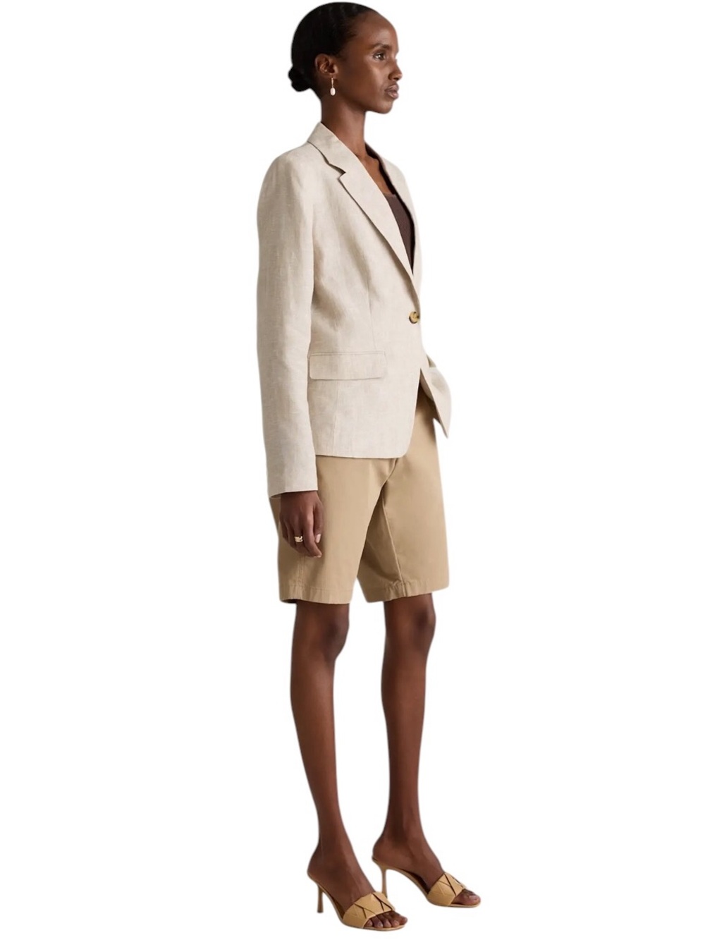 NWT- Quince 100% European Linen Structured Blazer Size Small - Picture 2 of 8